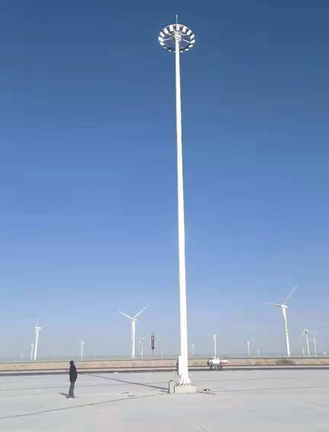 瓜州高速路服务区仁布高杆灯项目