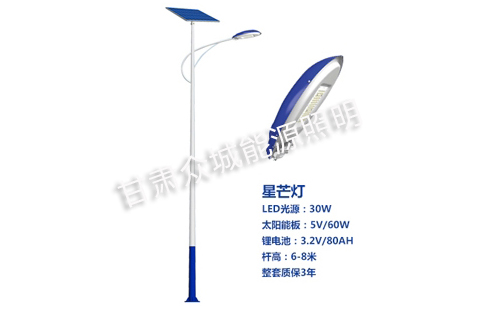 仁布太阳能路灯核心技术参数解读